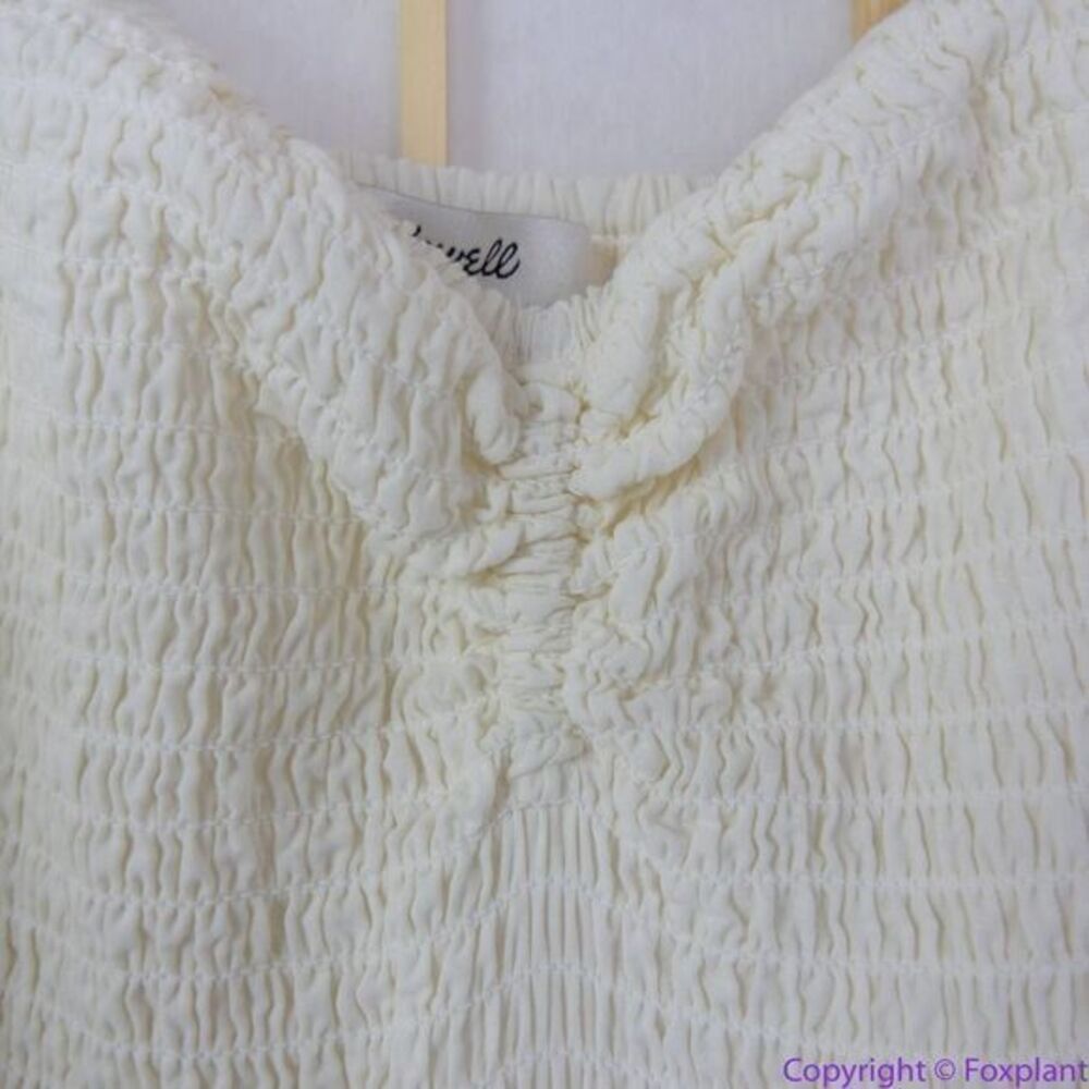 NEW Madewell Eyelet Lucie Tie-Strap Tiered Midi Dress, M - Picture 10 of 16